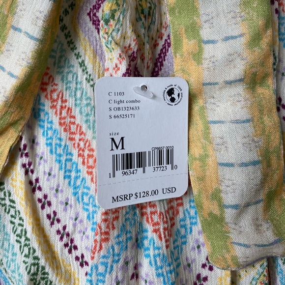 NWT Free People Elowen Strapless Romper Medium - Picture 11 of 12